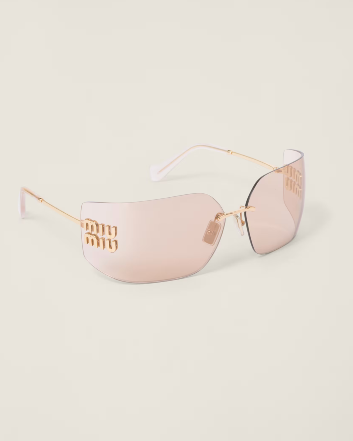 Frameless sunglasses