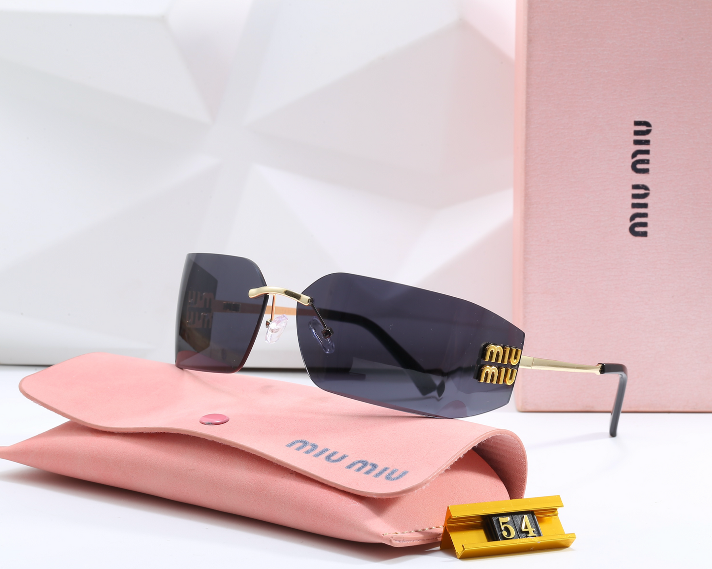 Dark Frameless sunglasses