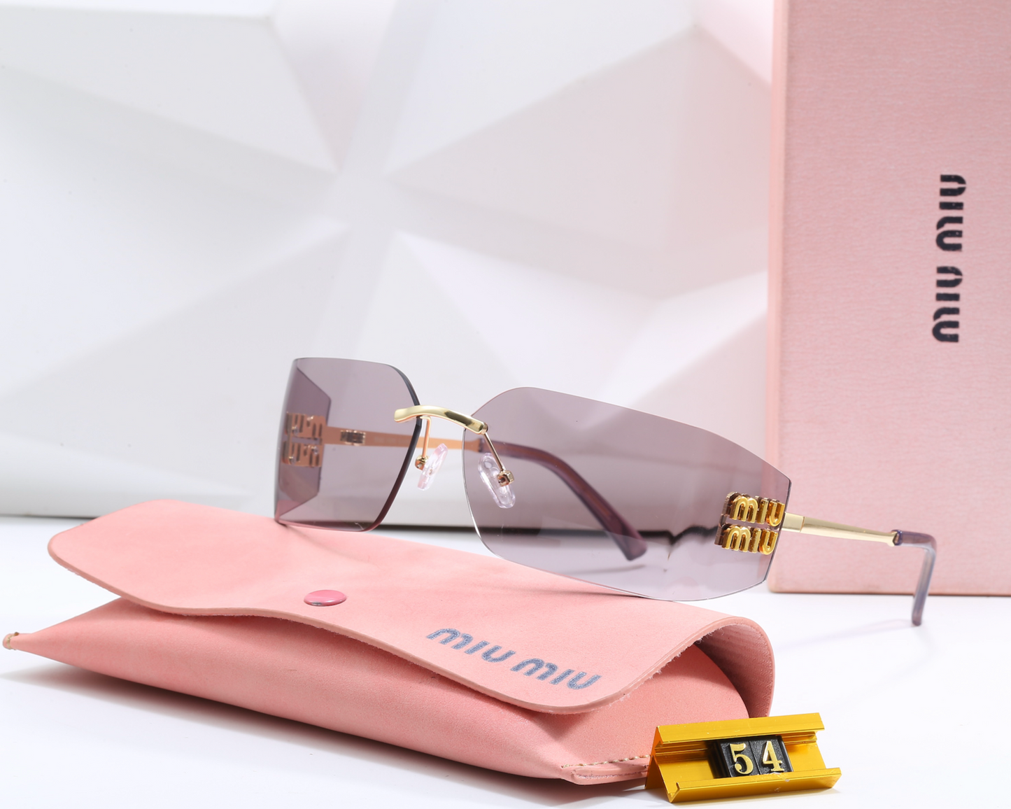 Frameless sunglasses
